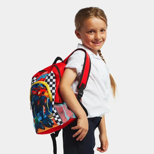 Vista 2 de Blaze & the Monster Machines Mochila escolar para niños, talla única, multicolor, Multicolorido, Classic