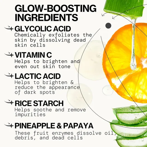 Vista 9 de Pacifica Máscara Facial en Hoja - Máscara Facial Iluminadora Glow Baby con Vitamina C, Aloe y Kelp – Máscara Refrescante para Manchas Oscuras