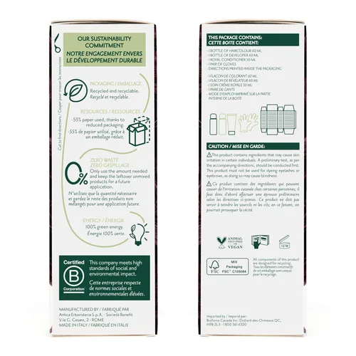 Vista 3 de Herbatint 5M - Tinte permanente para el cabello castaño caoba claro, 4 onzas