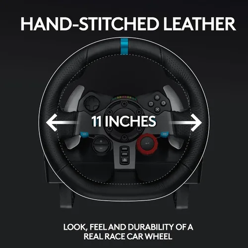 Vista 5 de Volante para juegos de carrera Logitech G920 (941–000121), Negro