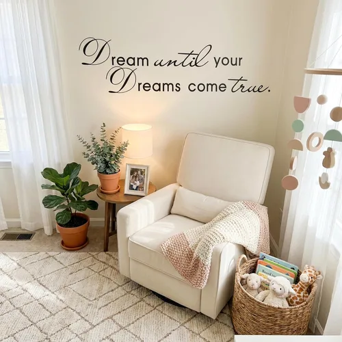 Vista 7 de Texto Dream until your dreams come true, negro, DG-DR-577