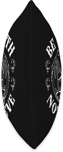 Vista 2 de Lilith Demon Design Lilith Demon Gothic Mythology Folklore Satanic Dark Ocultit - Almohada de 16 x 16 pulgadas, multicolor
