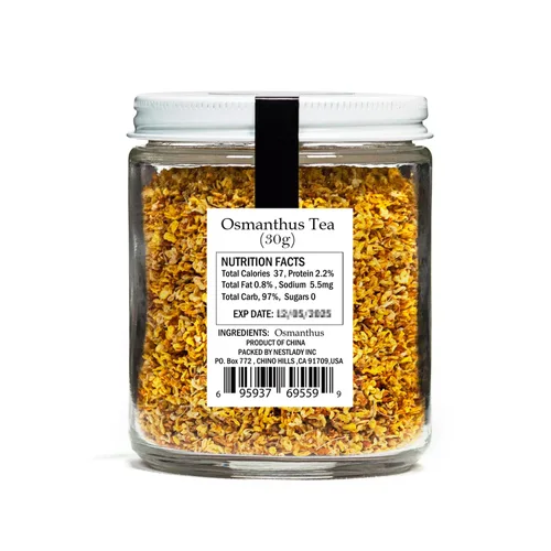 Vista 2 de NESTLADY Osmanthus - Hierba seca de té 100% natural, saludable, 1.06 onzas