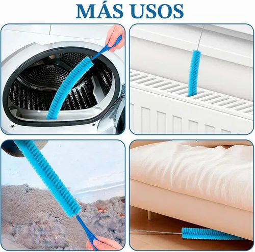 Vista 5 de Kit limpiador de ventilación de secadora de 4 piezas con accesorio