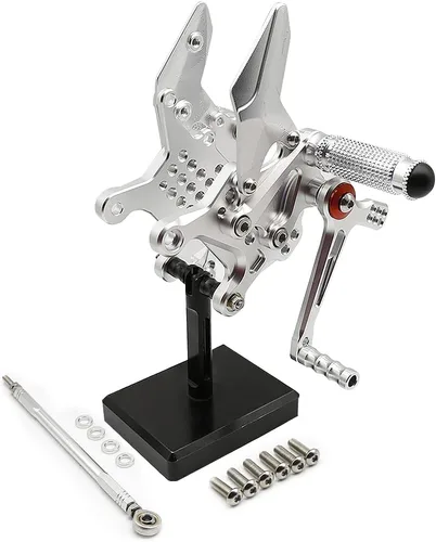Vista 10 de FXCNC Juego trasero de motocicleta compatible con ZX25R 2020-2022 ZX4R 2023 ZX-4RR 2022-2024 Billet Juego de estriberas traseras totalmente