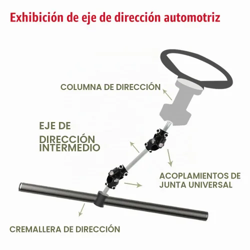 Vista 2 de Eje de dirección único Universal U Junta 3/4" DD x 1" DD 3.268 in