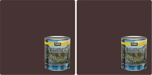 Vista 137 de Rodda Paint CASCADIA XL Pintura e imprimación satinada exterior en uno, cuarto de galón, pimienta de Jamaica