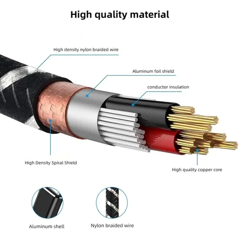 Vista 5 de XLR a USB C de 6.6 pies, cable de audio de grabación profesional XLR hembra a USB tipo C, para micrófonos a teléfono móvil/portátil/tableta