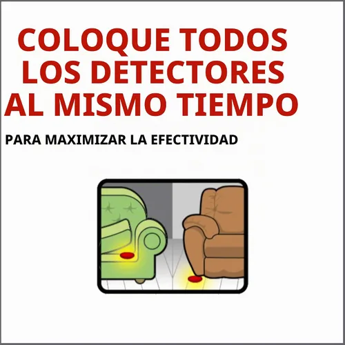 Vista 5 de Raid Detector y trampa de chinches de cama, para uso en interiores, 4