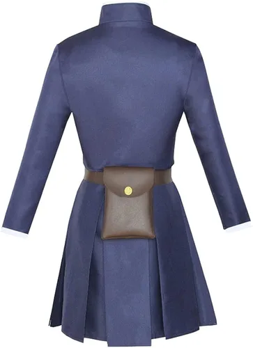 Vista 4 de Disfraz de cosplay de Halloween para mujer conjunto de falda con temática escolar de dibujos animados