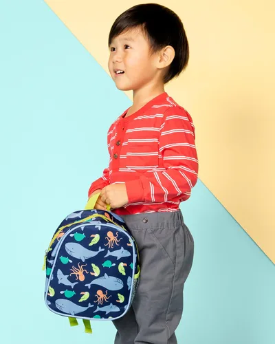 Vista 5 de Simple Joys by Carter's Mini mochila, océano azul, talla única