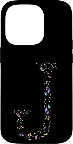 Vista 17 de Letter J Floral Monogram Vintage Initial Personalized Gift Case for iPhone 17