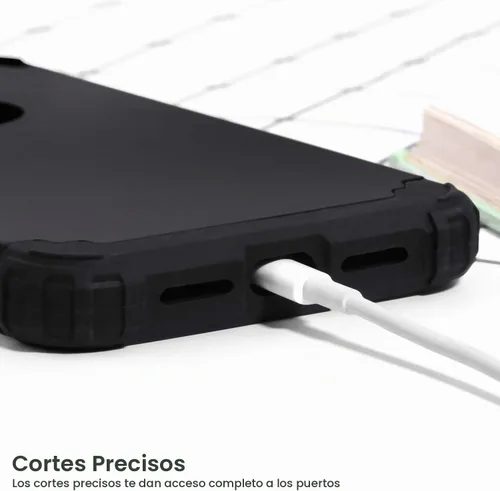Vista 9 de IDweel Funda para iPhone XR, funda para iPhone XR con protector de pantalla de vidrio templado, 3 en 1, a prueba de golpes, delgada, híbrida Negro