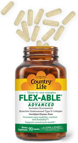 Vista 7 de Country Life Flex-Able Advanced Capsules, 90 unidades, certificado sin gluten