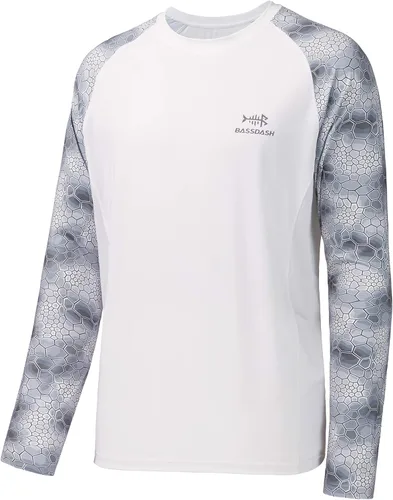 Vista 12 de Bassdash UPF 50 Camiseta de pesca para hombre con camuflaje, manga larga, sudadera de secado rápido