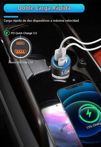 Vista 5 de Samsung Tipo C Cargador Super Fast Charging Kit,25W USB C Wall/Car Charger