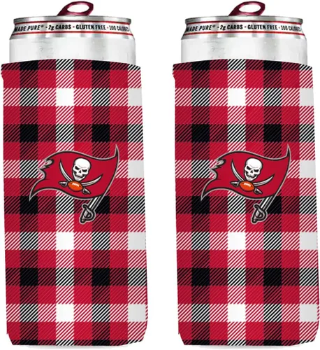 Vista 14 de Paquete de 2 soportes para latas de fútbol de 12 onzas, delgado y delgado, aislador de bebidas Huggie Cooler Coozies (Arizona (cardenales))