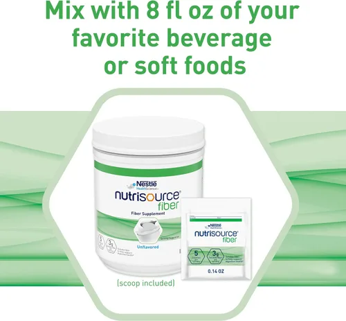 Vista 8 de NutriSource Suplemento de fibra en polvo, 0.14 onzas de fibra por porción, apoya la salud digestiva, bajo apto para FODMAP, sin sabor, 0.14 onzas