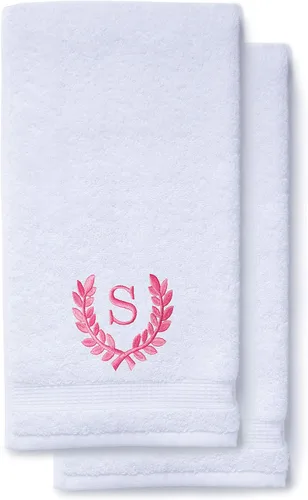 Vista 187 de Toallas de mano decorativas y con monograma para baño, cocina, maquillaje Regalo personalizado para boda-nupcial Toalla turca de lujo