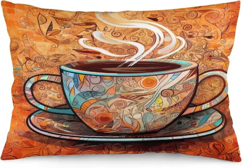 Vista 28 de Funda de almohada con sombrero de bruja con diseño de gato de 20 x 30 pulgadas, diseño de impresión de doble cara con cremallera invisible, Patrón 8