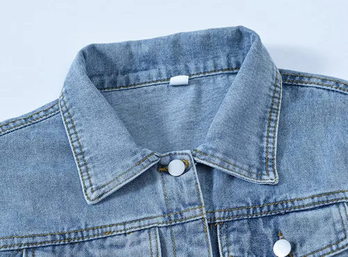 Vista 3 de loveimgs Chaqueta clásica de mujer con botones y botones para mujer