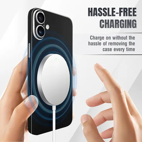 Vista 5 de 2 piezas de Skin Wrap compatibles con iPhone 16 Plus – Película protectora de vinilo delgada para lados y espalda – Ajuste elegante, aspecto premium