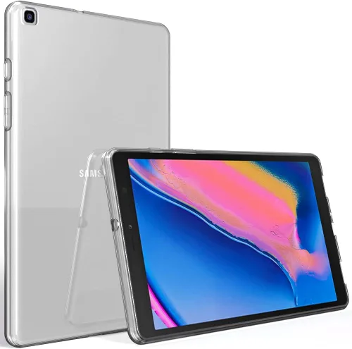 Vista 20 de Puxicu Funda transparente para Galaxy Tab A7 Lite 2021, diseño delgado, flexible y suave, funda protectora de TPU para tableta Samsung Galaxy Tab A7