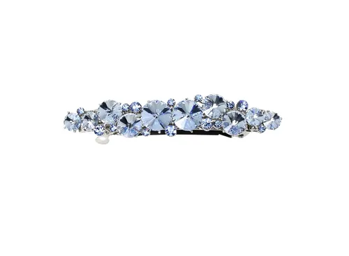 Vista 6 de Faship AB Premium Rhinestone Crystal Floral Pequeño Pasador De Pelo Clip