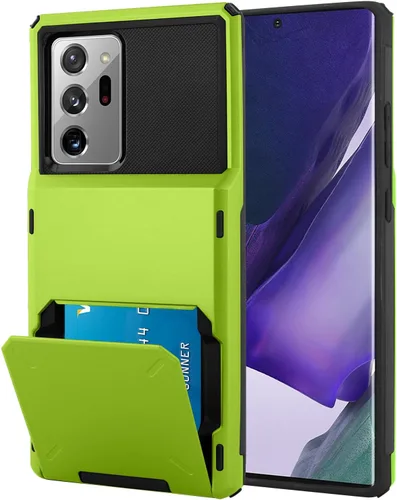 Vista 102 de Funda tipo cartera para Samsung Galaxy S22 con ranura para 2 tarjetas de crédito Funda a prueba de golpes Hybrid Heavy Duty Protection Armor Funda