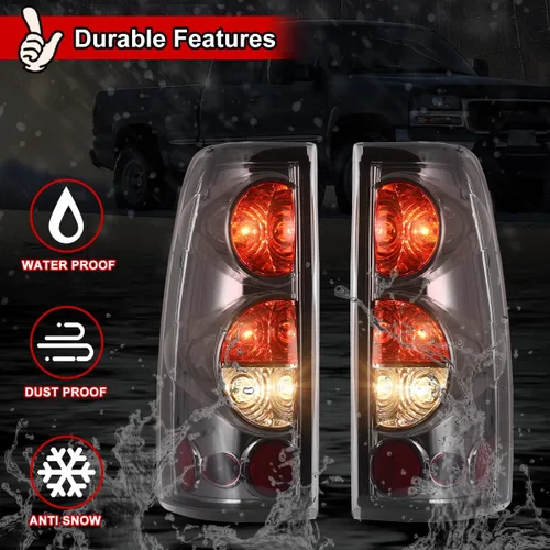Vista 3 de Nixon Offroad Luces traseras para Chevy Silverado 1500 2500 3500 1999-2006 / GMC Sierra 1500 2500 3500 1999-2002 Luces traseras LED de repuesto