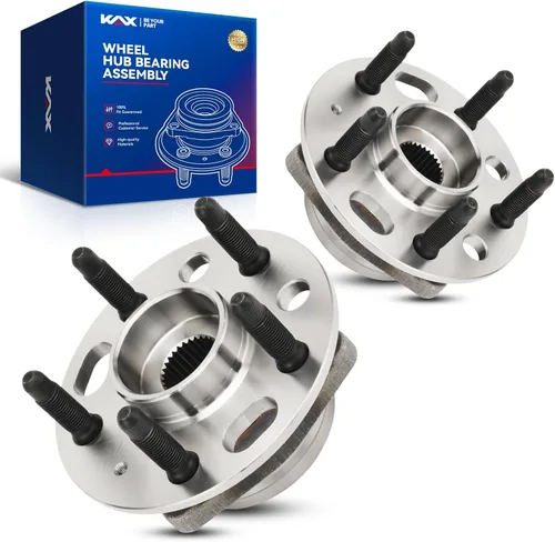 Vista 110 de KAX 510063 Rodamiento de rueda delantera compatible con Toyota Camry 2004-2017, Ford Edge 2007-2014, Toyota Sienna 2004-2010, conjunto de cubo