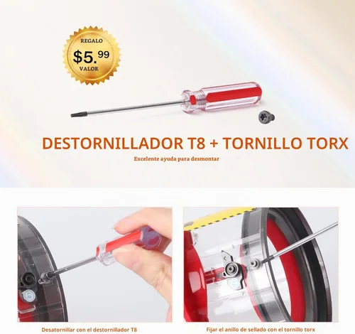 Vista 6 de Anillo de sellado de repuesto para aspiradora Dyson Outsize Serie SV16 SV29 V11 Outsize / Gen5 Outsize/Plus/Absolute/Absolute Extra/Total