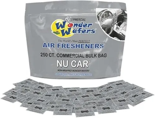 Vista 12 de Wonder Wafers ambientadores de aire 25 unidades. Envueltos individualmente, fragancia de polvo de bebé