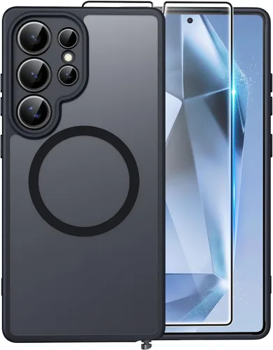 Vista 230 de FNTCASE - Funda para iPhone 16 Pro: magnética, mate, translúcida, de grado militar, protectora contra caídas, resistente, fina, duradera y a prueba