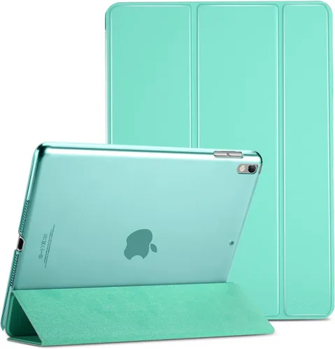Vista 30 de ProCase Funda Inteligente para iPad Air de 10,5" 3ª Generación 2019 / iPad Pro 2017, Funda Delgada con Soporte con Parte Trasera Translúcida Negro