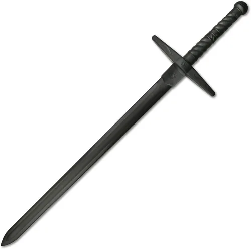 Vista 10 de Master USA Polymer Training Equipment, Black Polypropylene Blade, Martial Arts Training Gear, Rounded Tip- Practice, Cosplay