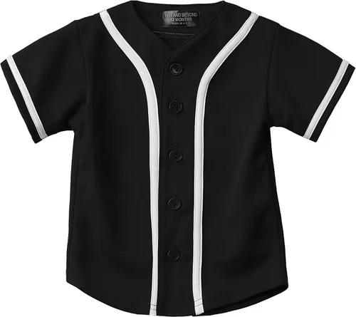 Vista 29 de Hat and Beyond camiseta de béisbol para hombre con botones hipster hip hop