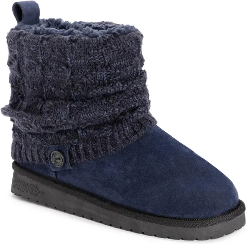 Vista 10 de MUK LUKS Botas Laurel para mujer Jaspeado Negro