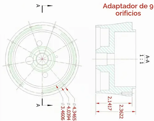 Vista 6 de Columna de dirección de cambio de piso de barra de calle de inclinación cromada de 28 pulgadas con adaptador de rueda sin llave