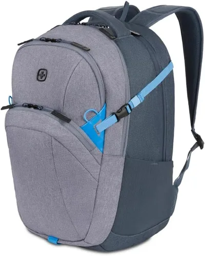 Vista 20 de SwissGear Mochila para laptop, Azul marino jaspeado