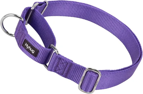 Vista 33 de Hyhug Collar Martingale para perros pequeños, color verde, resistente a prueba de escape, nailon duradero, sin hebilla, ideal para entrenamiento
