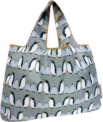 Vista 12 de allydrew Bolsas de comestibles reutilizables de nailon plegables grandes