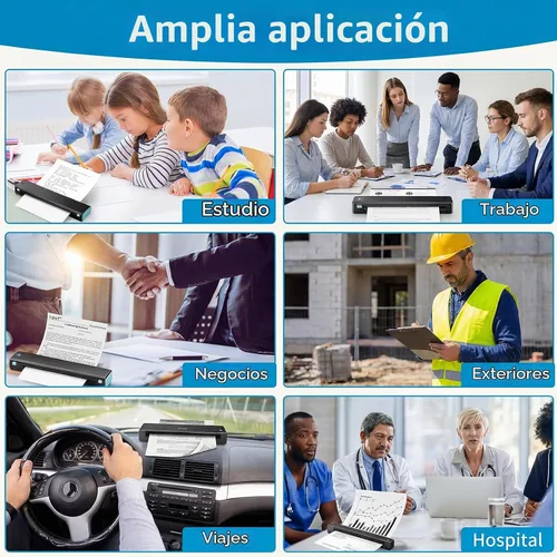 Vista 6 de 100 hojas de papel de impresora térmica de 8.5 x 11 pulgadas, tamaño carta