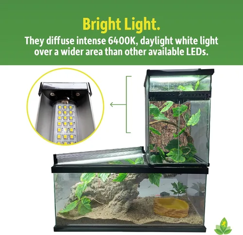 Vista 3 de Josh's Frogs Green Gro - Accesorios de terrario LED (24 pulgadas)