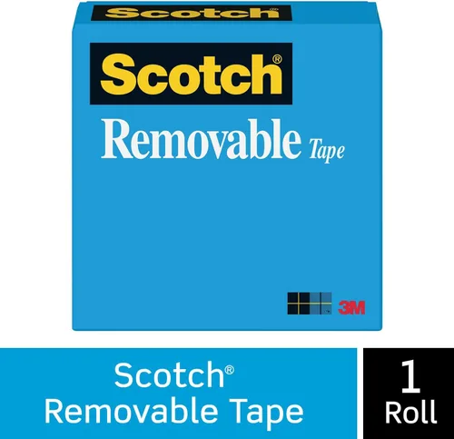 Vista 2 de Scotch Cinta extraíble, 1 in x 2,592 in, 1 caja/paquete, tecnología Post-it (811)