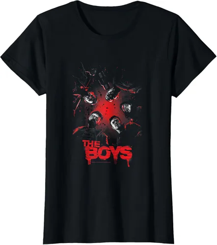Vista 9 de The Boys The Boys Group Photo Superhero TV Show - Camiseta Negro