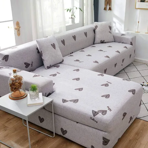 Vista 31 de IMYOGI Fundas de sofá de alta elasticidad, funda de sofá elástica con patrón de elastano, fundas de sofá de dos plazas, 1 pieza, protector de perro