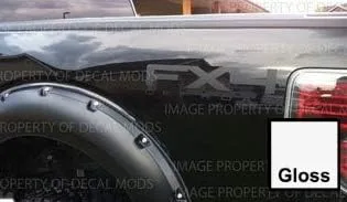 Vista 18 de FX4 Offroad Calcomanías para Ford F150 Negro (2009,2010,2011) - CB [Juego de 2]