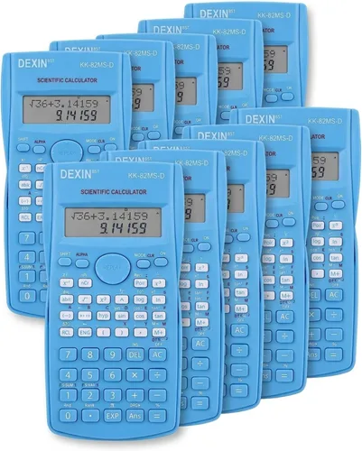 Vista 9 de Flutesan Calculadora científica de ingeniería de 2 líneas, calculadora matemática con función a granel, pantalla grande para estudiantes