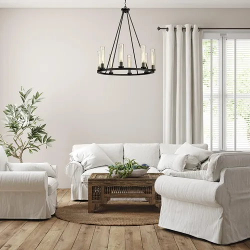 Vista 2 de Z-Lite 3031-8BRZ Beau Candelabro, 8 luces 480 vatios totales, bronce